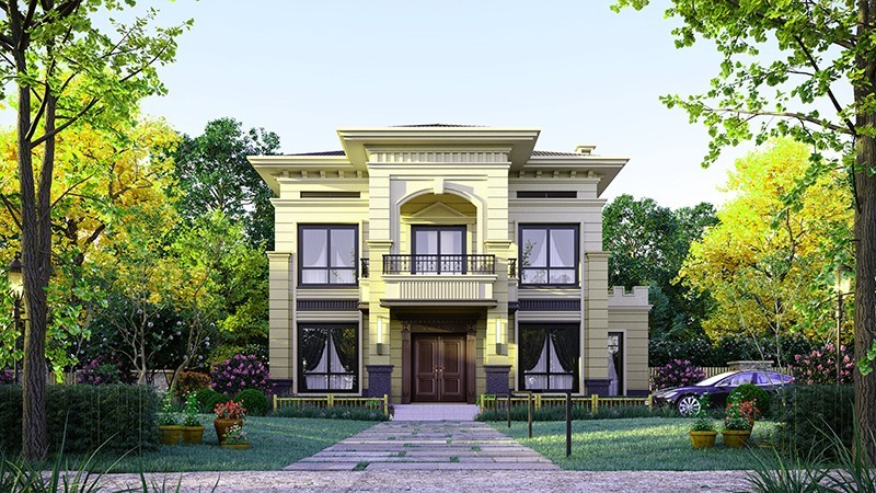 徐州中式合院住宅，开放庭院与邻里乡亲更亲近